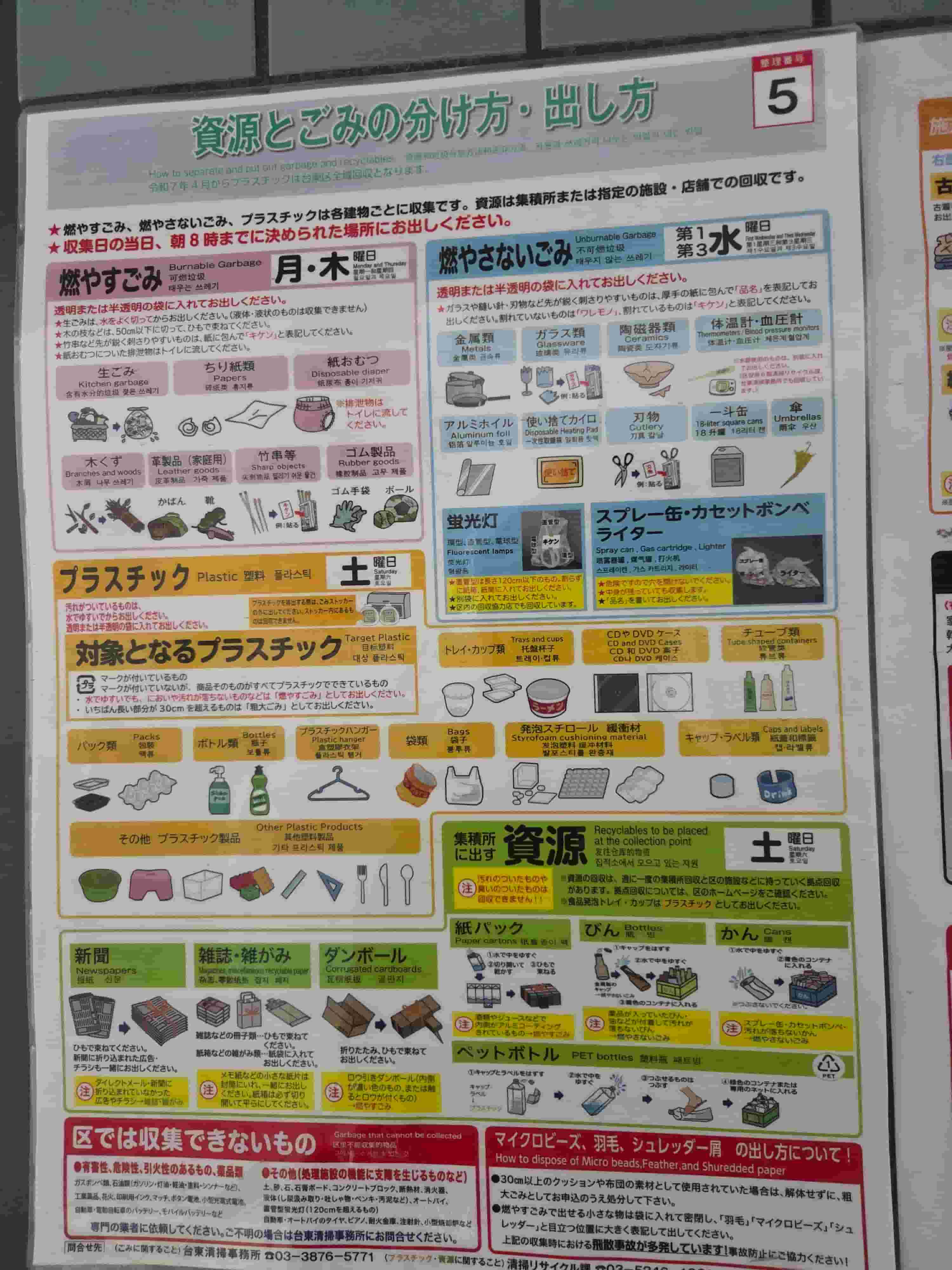 マンションのゴミ出しルールの写真