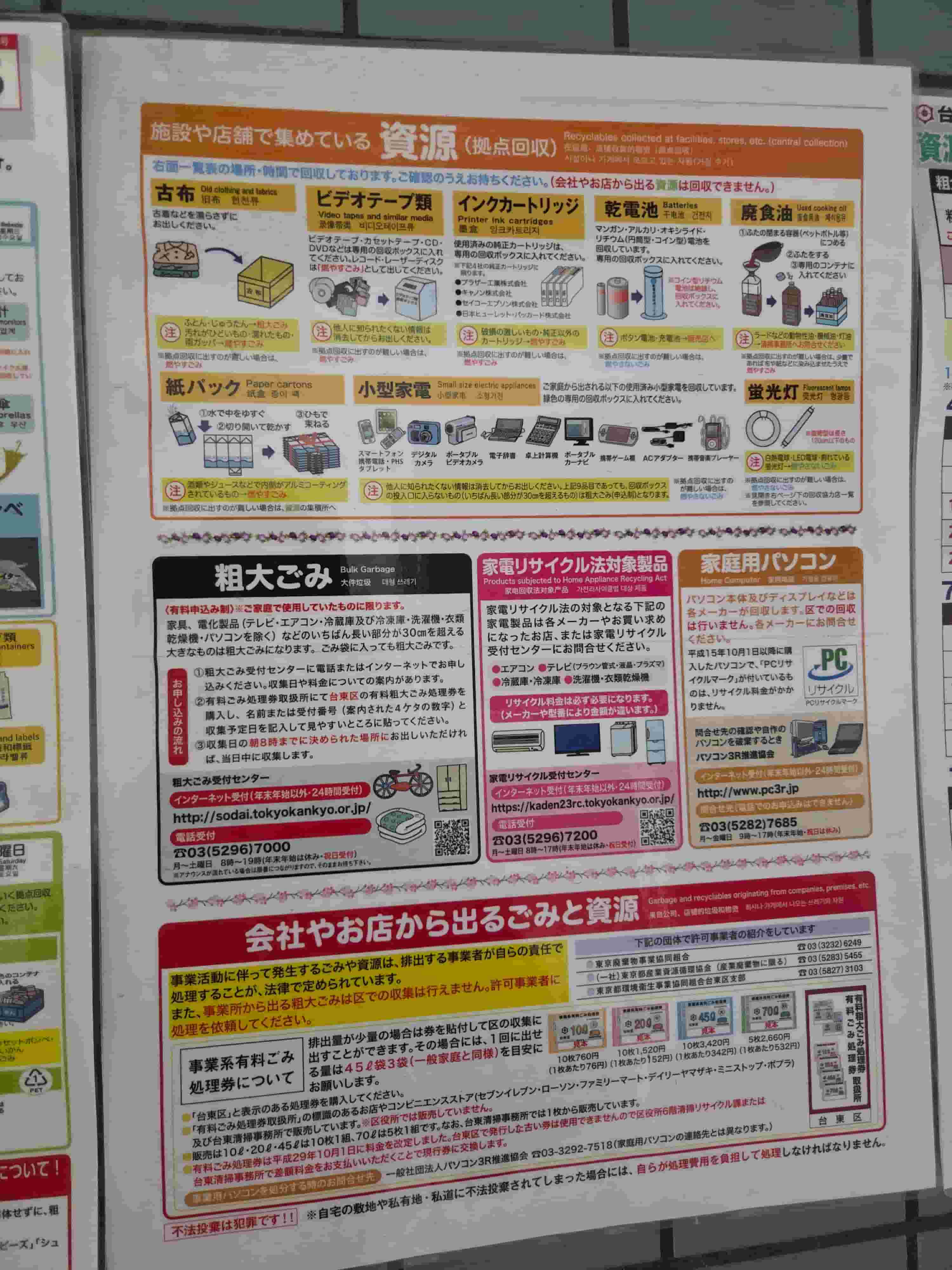 マンションのゴミ出しルールの写真