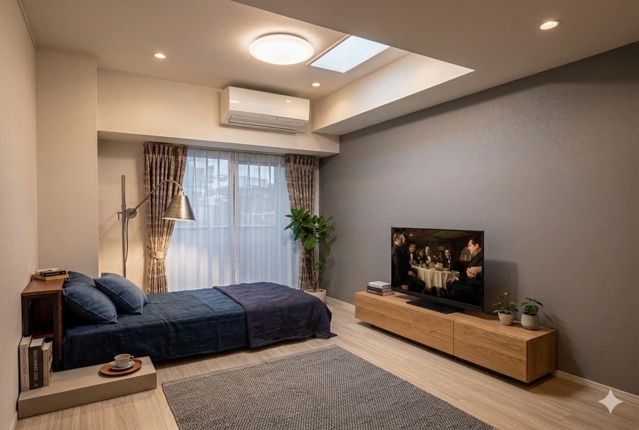 6畳1Kでも狭く見せないレイアウトのコツ