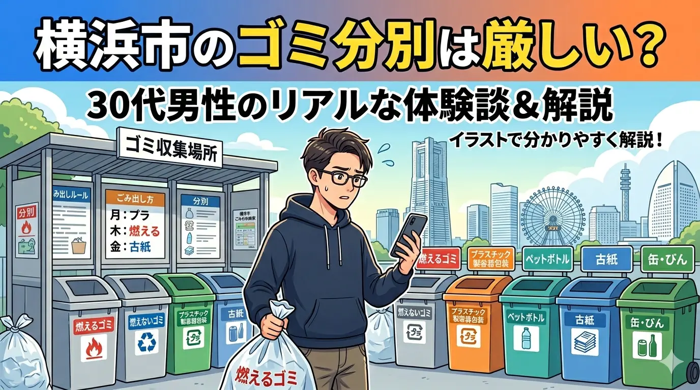 横浜市のゴミ分別は厳しい？転入した107人の本音と楽になるコツ | 横浜